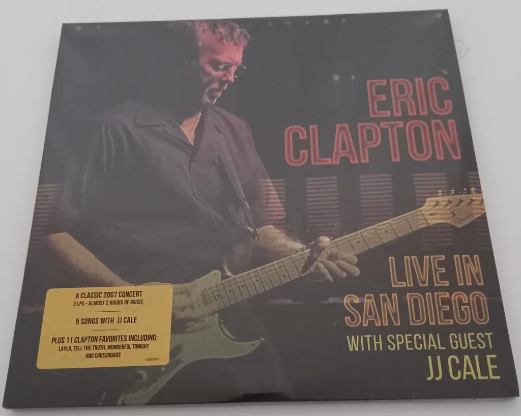 Eric Clapton, Live In San Diego (With Special Guest J.J. Cale), (Sealed Album) Image 1++